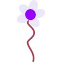 download Flower clipart image with 225 hue color