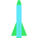 download Rocket clipart image with 135 hue color