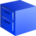download A Filing Cabinet clipart image with 180 hue color