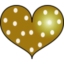 download Red Heart clipart image with 45 hue color