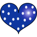 download Red Heart clipart image with 225 hue color