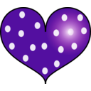 download Red Heart clipart image with 270 hue color