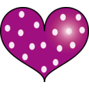 download Red Heart clipart image with 315 hue color