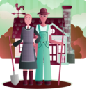 download Farmers Gothic clipart image with 315 hue color
