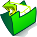 download Folder Outbox clipart image with 45 hue color