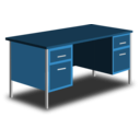 download An Office Desk clipart image with 180 hue color
