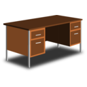 download An Office Desk clipart image with 0 hue color