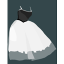 download Ballet Dress 1 clipart image with 270 hue color