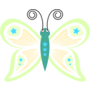 download Cartoon Butterfly Pt5 clipart image with 135 hue color
