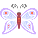 download Cartoon Butterfly Pt5 clipart image with 315 hue color