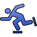 download Pictogram Roller Man clipart image with 135 hue color