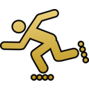 download Pictogram Roller Man clipart image with 315 hue color