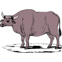 download Gaur clipart image with 315 hue color