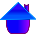 download Gohome clipart image with 180 hue color