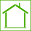 Eco Green House Icon