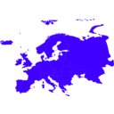 download European Continent clipart image with 135 hue color