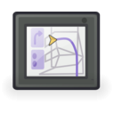 download Automotive Navigation System clipart image with 45 hue color
