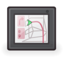 download Automotive Navigation System clipart image with 135 hue color