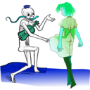 download Dance Macabre clipart image with 135 hue color