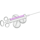 download Syringe clipart image with 90 hue color