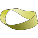 download Mobius Strip clipart image with 180 hue color