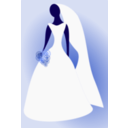 download Bride clipart image with 225 hue color