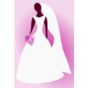 download Bride clipart image with 315 hue color