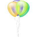 download Balloons clipart image with 45 hue color