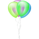 download Balloons clipart image with 90 hue color