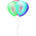 download Balloons clipart image with 135 hue color
