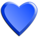 download Heart clipart image with 225 hue color