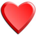 download Heart clipart image with 0 hue color