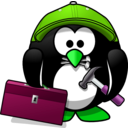 download Craftsman Penguin clipart image with 90 hue color