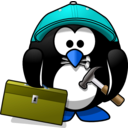 download Craftsman Penguin clipart image with 180 hue color
