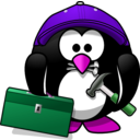 download Craftsman Penguin clipart image with 270 hue color