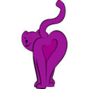 download Mullekatze clipart image with 270 hue color