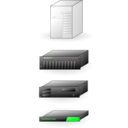download Various Servers clipart image with 270 hue color