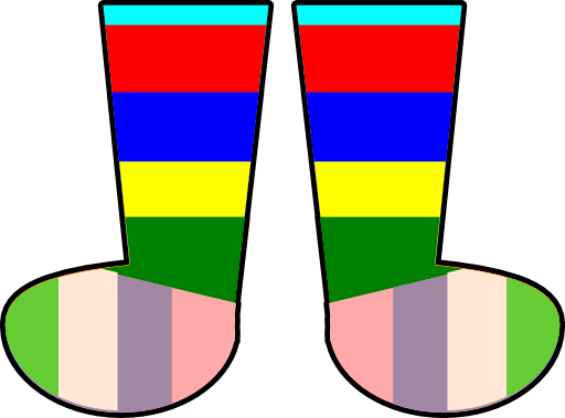 Rainbow Socks