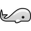 download Small Whale clipart image with 0 hue color