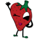 Winking Strawberry