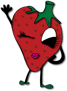 Winking Strawberry