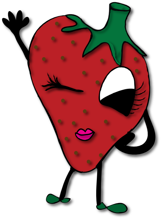 Winking Strawberry