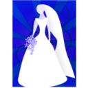 download Red Bride With Sunburst clipart image with 225 hue color