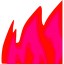 download Flames clipart image with 315 hue color