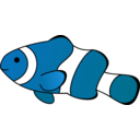 download Anemonenfisch clipart image with 180 hue color