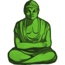 download Golden Buddha clipart image with 45 hue color