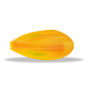 download Papaya clipart image with 0 hue color