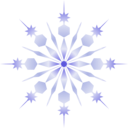 download Snowflake clipart image with 45 hue color