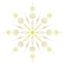 download Snowflake clipart image with 225 hue color
