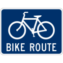 download Bike Route clipart image with 45 hue color